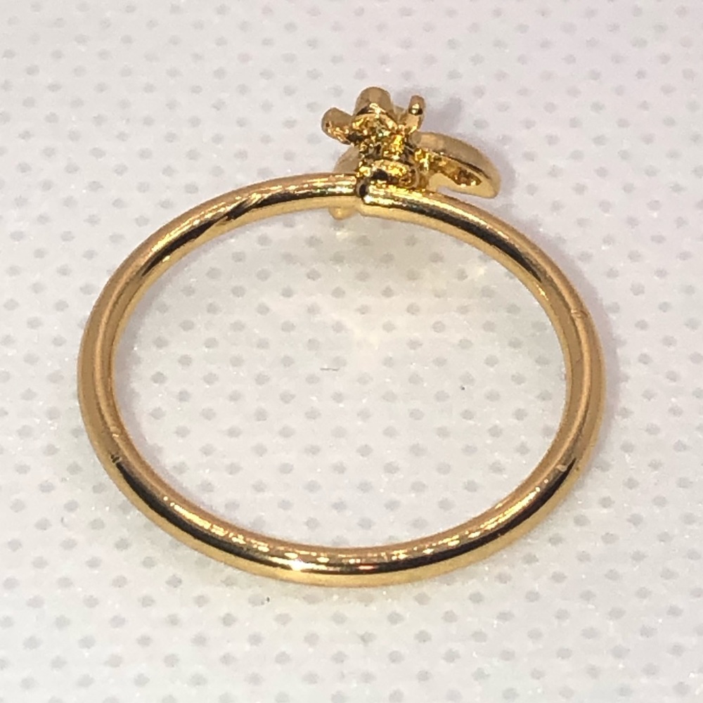 Ring Rose Gold Silver Tone Honey Bee NEW - Picture 8 of 8